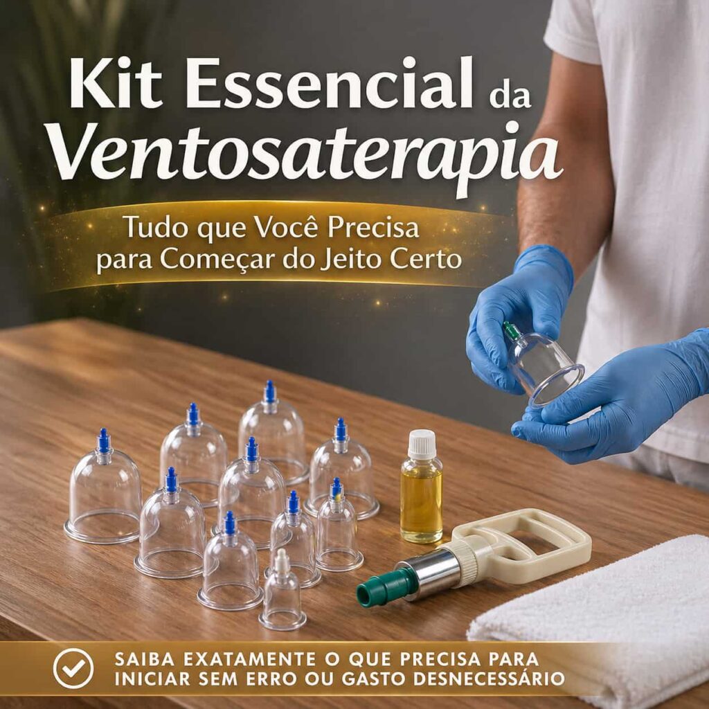 Kit Essencial da Ventosaterapia